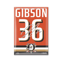 Anaheim Ducks Metal Magnet 2.5" x 3.5" John Gibson
