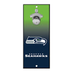 Seattle Seahawks Bottle Opener Sign 5x11