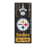 Pittsburgh Steelers Bottle Opener Sign 5x11
