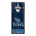 Tennessee Titans Bottle Opener Sign 5x11