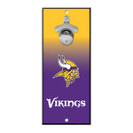 Minnesota Vikings Bottle Opener Sign 5x11