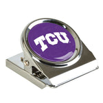 Wholesale-TCU Horned Frogs Metal Magnet Clip