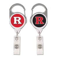 Wholesale-Rutgers Scarlet Knights Retrct 2S Prem Badge Holders