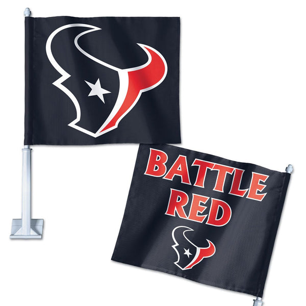Houston Texans Car Flag 11.75" x 14"
