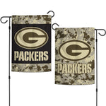 Green Bay Packers DIGI CAMO Garden Flags 2 sided 12.5" x 18"