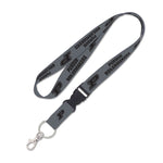 Wholesale-Purdue Boilermakers Blackout Lanyard w/detachable buckle 1"