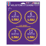 LSU Tigers Vinyl Sticker Sheet 8.5" x 11"