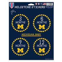 Wholesale-Michigan Wolverines Vinyl Sticker Sheet 8.5" x 11"