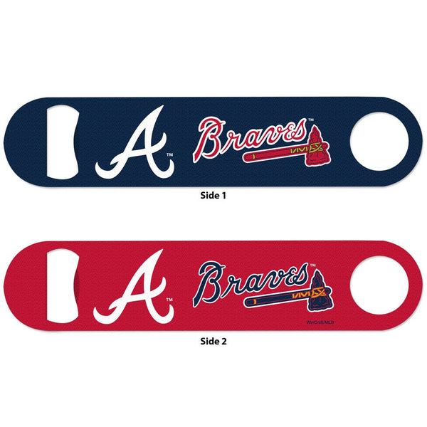 Atlanta Braves Metal Bottle Opener 2 Sided