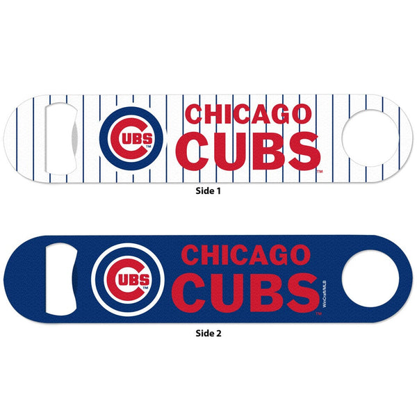 Chicago Cubs Metal Bottle Opener 2 Sided