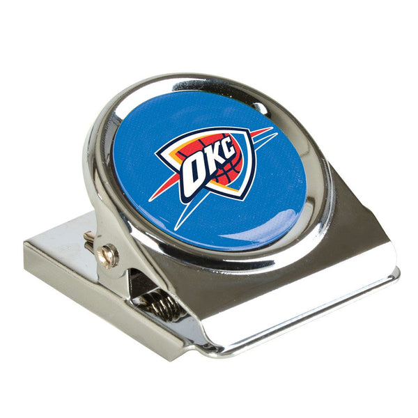 Oklahoma City Thunder Metal Magnet Clip
