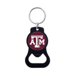 Texas A&M Aggies Black Bottle Opener Key Ring