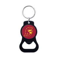 Wholesale-USC Trojans Black Bottle Opener Key Ring