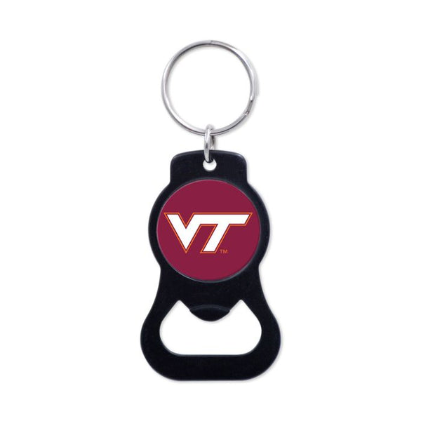 Wholesale-Virginia Tech Hokies Black Bottle Opener Key Ring