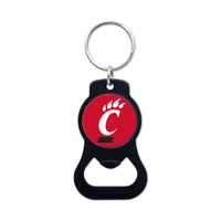 Cincinnati Bearcats Black Bottle Opener Key Ring