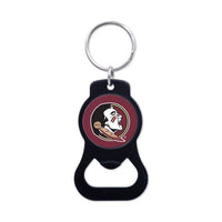 Wholesale-Florida State Seminoles Black Bottle Opener Key Ring