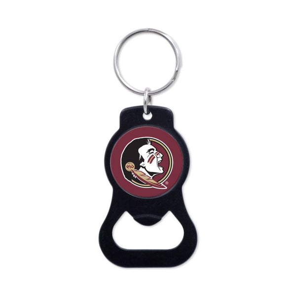 Wholesale-Florida State Seminoles Black Bottle Opener Key Ring