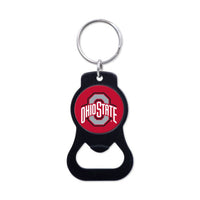 Wholesale-Ohio State Buckeyes Black Bottle Opener Key Ring