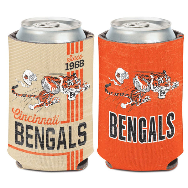 Cincinnati Bengals / Classic Logo Vintage Can Cooler 12 oz.