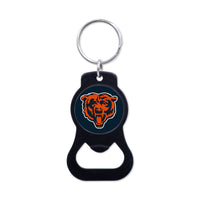 Chicago Bears Black Bottle Opener Key Ring
