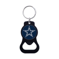 Dallas Cowboys Black Bottle Opener Key Ring