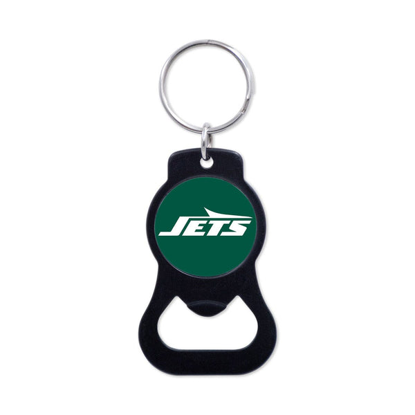New York Jets Black Bottle Opener Key Ring