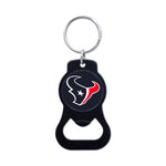 Houston Texans Black Bottle Opener Key Ring