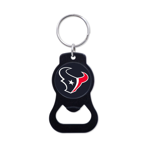 Houston Texans Black Bottle Opener Key Ring