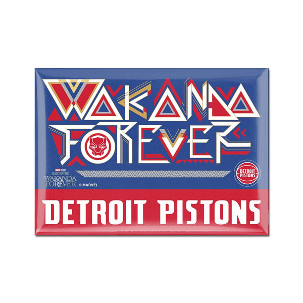 Detroit Pistons / Marvel (C) 2022 Marvel Metal Magnet 2.5" x 3.5"