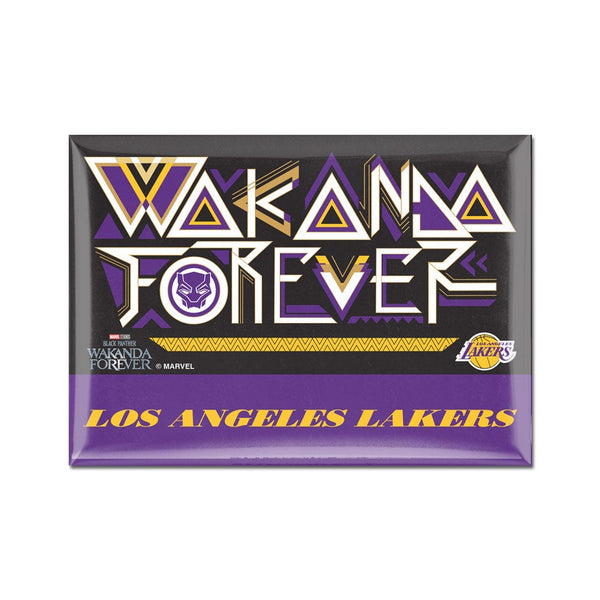Los Angeles Lakers / Marvel (C) 2022 DESIGN Metal Magnet 2.5" x 3.5"