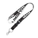 Miami Hurricanes Lanyard w/detachable buckle 1"