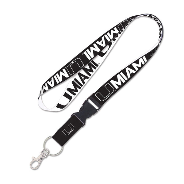 Miami Hurricanes Lanyard w/detachable buckle 1"