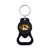 Missouri Tigers Black Bottle Opener Key Ring