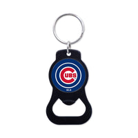 Chicago Cubs Black Bottle Opener Key Ring