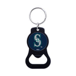 Seattle Mariners Black Bottle Opener Key Ring