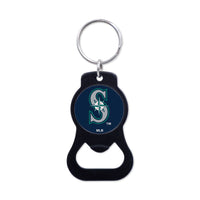 Seattle Mariners Black Bottle Opener Key Ring