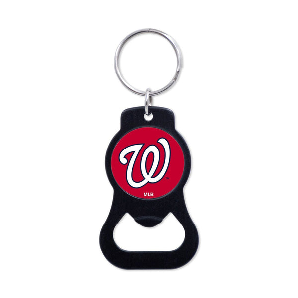 Washington Nationals Black Bottle Opener Key Ring