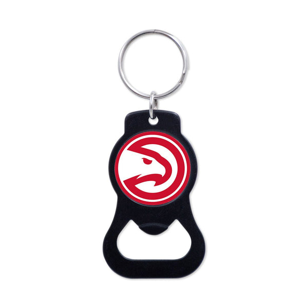 Atlanta Hawks Black Bottle Opener Key Ring