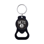 Brooklyn Nets Black Bottle Opener Key Ring