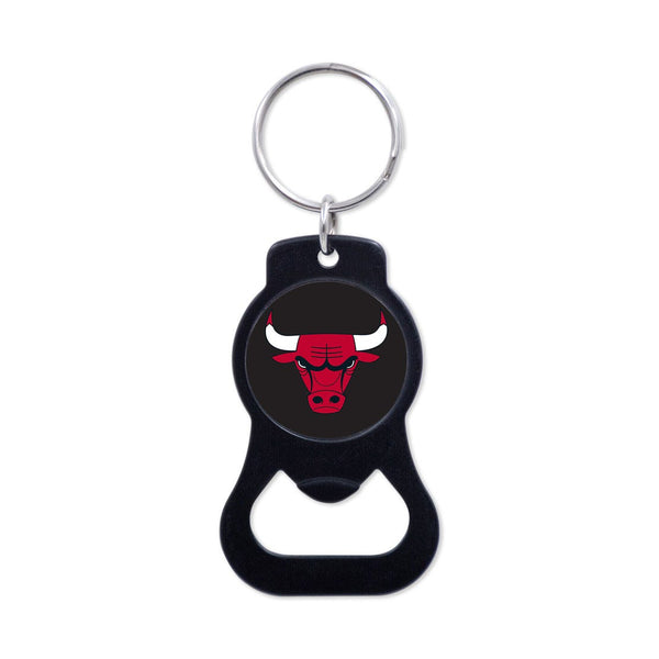 Chicago Bulls Black Bottle Opener Key Ring