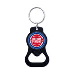Detroit Pistons Black Bottle Opener Key Ring