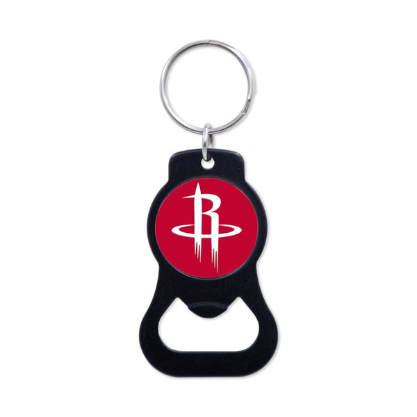 Houston Rockets Black Bottle Opener Key Ring