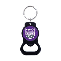 Sacramento Kings Black Bottle Opener Key Ring
