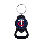 Minnesota Twins Black Bottle Opener Key Ring