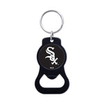 Chicago White Sox Black Bottle Opener Key Ring