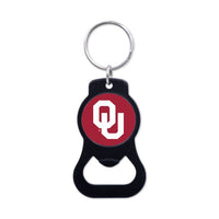 Wholesale-Oklahoma Sooners Black Bottle Opener Key Ring