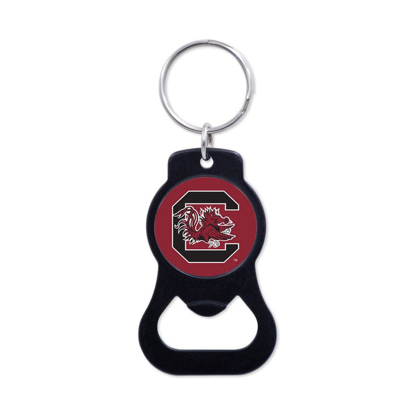 South Carolina Gamecocks Black Bottle Opener Key Ring