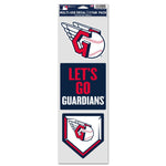 Cleveland Guardians Fan Decals 3.75" x 12"