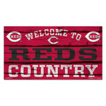 Cincinnati Reds Wood Sign 13"x24" 1/4" thick