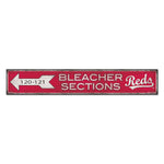 Cincinnati Reds Wood Sign 6"x36" 3/8" thick